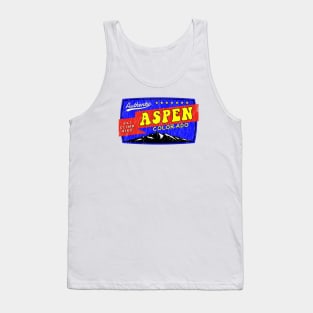 Skiing Aspen Colorado Ski Snowboarding Tank Top